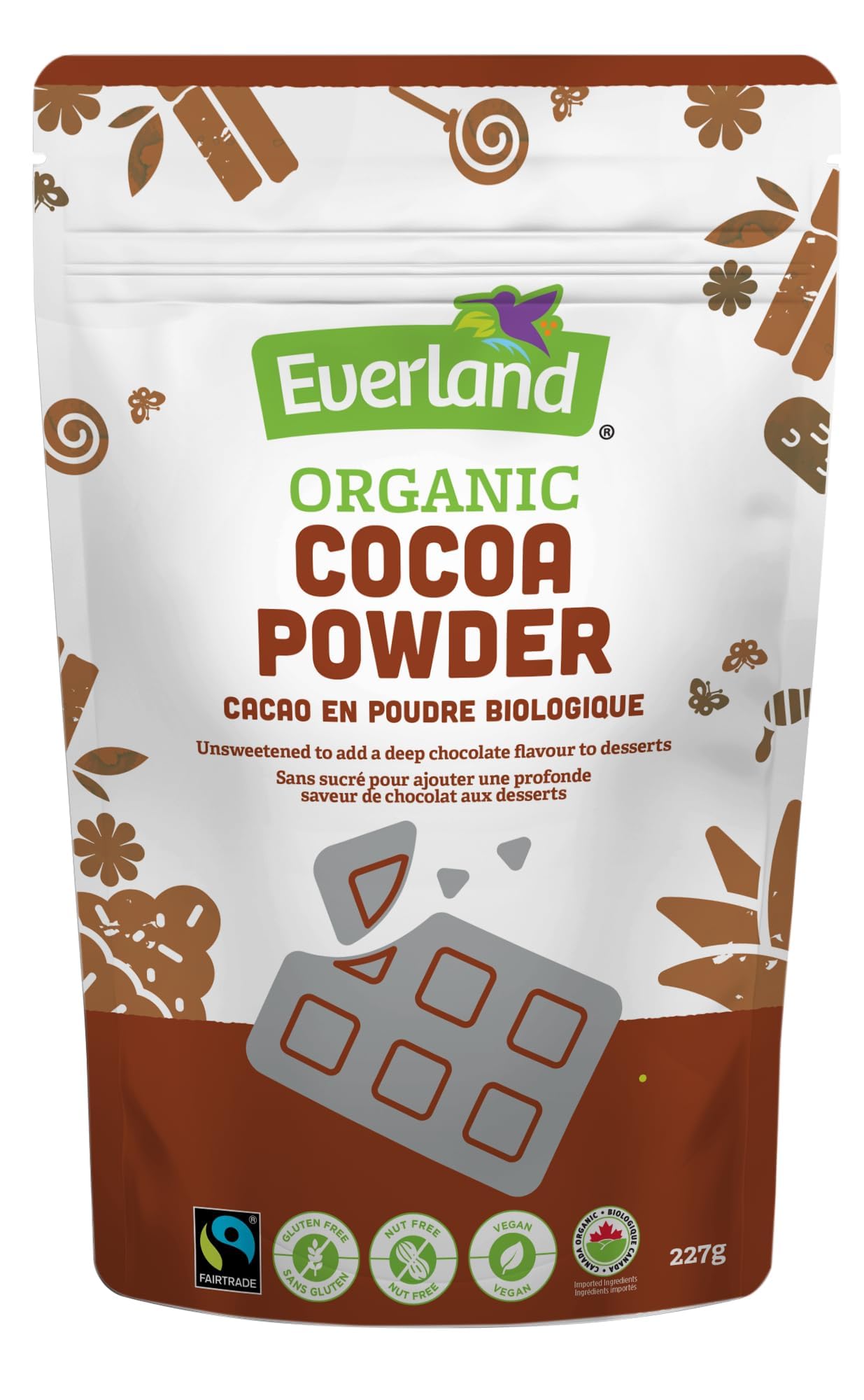Everland Organic Cocoa Powder : Amazon.ca: Grocery & Gourmet Food